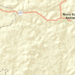Novo Santo Antônio Street Map