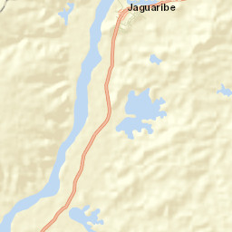 São João do Jaguaribe Street Map