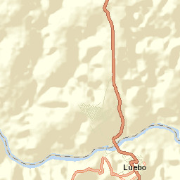 Luebo Street Map