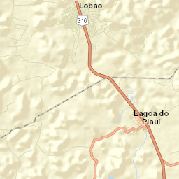 Demerval Lobão Street Map