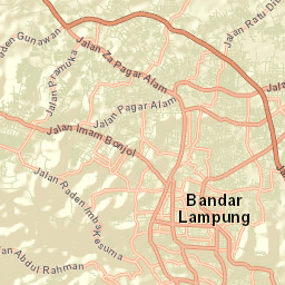 Kota Bandar Lampung Street Map