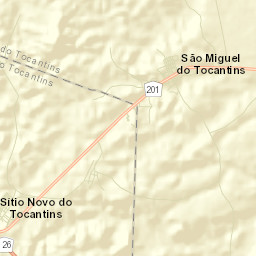 São Miguel do Tocantins Street Map
