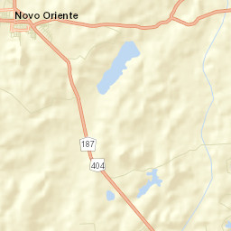 Novo Oriente Street Map