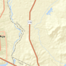 Açu Street Map