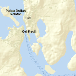 Tual Street Map