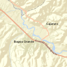 Bagua Grande Street Map