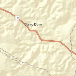 Barro Duro Street Map