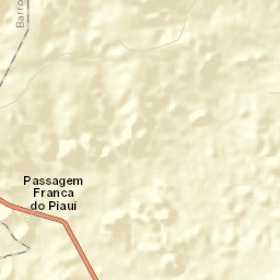 Passagem Franca do Piauí Street Map