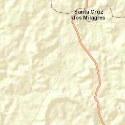 Santa Cruz dos Milagres Street Map