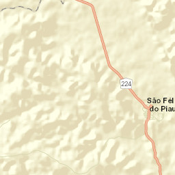 São Félix do Piauí Street Map