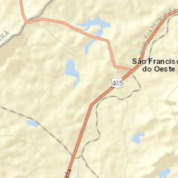 São Francisco do Oeste Street Map