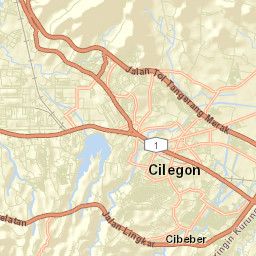 Kota Cilegon Street Map