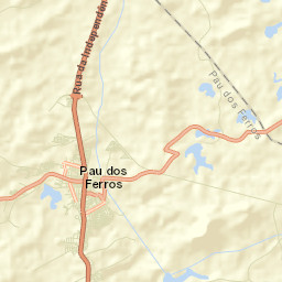 Pau dos Ferros Street Map