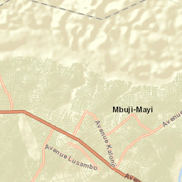 Mbuji-Mayi Street Map