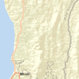 Koani Ndogo Street Map