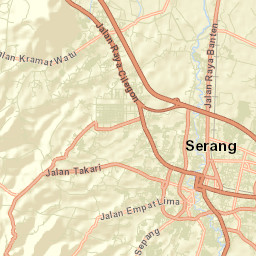 Serang Street Map