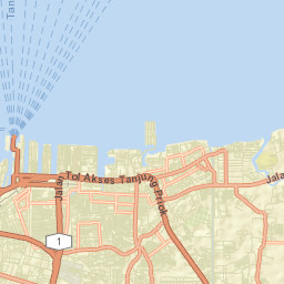 Kota Administrasi Jakarta Utara Street Map
