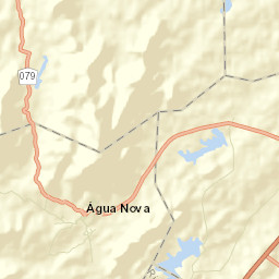 Água Nova Street Map