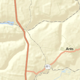 Arês Street Map