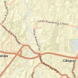 Kabupaten Tangerang Street Map