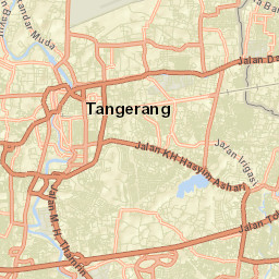 Tangerang Street Map