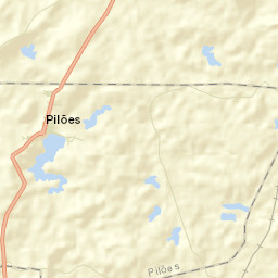 Pilões Street Map