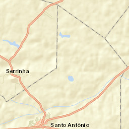 Santo Antônio Street Map