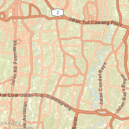 Kota Administrasi Jakarta Selatan Street Map