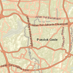 Kota Administrasi Jakarta Timur Street Map
