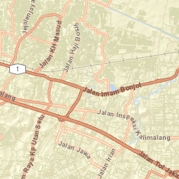 Kabupaten Bekasi Street Map