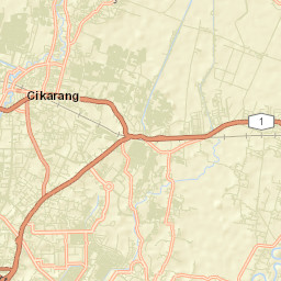 Cikarang Street Map