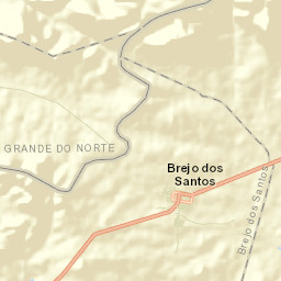 Brejo dos Santos Street Map