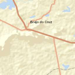 Brejo do Cruz Street Map