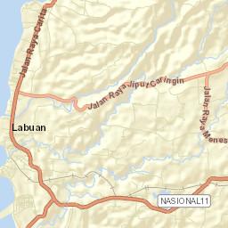 Labuan Street Map
