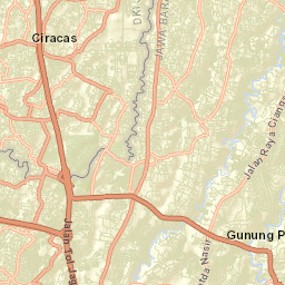 Cileungsir Street Map