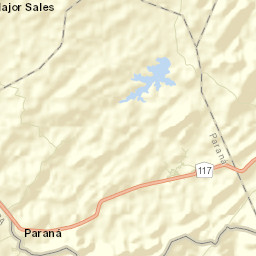 Paraná Street Map