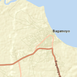 Bagamoyo Street Map