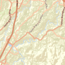 Citeureup Street Map