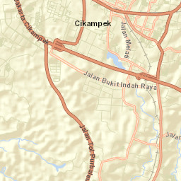 Cikampek Street Map