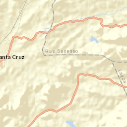 Santa Cruz Street Map