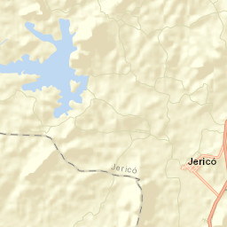 Jericó Street Map