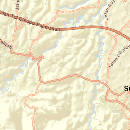 Kabupaten Subang Street Map