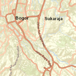 Kota Bogor Street Map