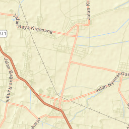 Arjawinangun Street Map