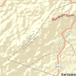 Serra da Raiz Street Map