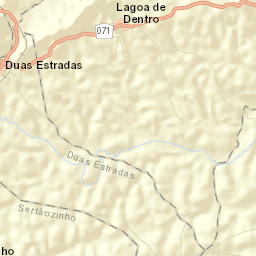 Lagoa de Dentro Street Map