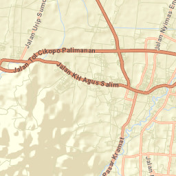 Palimanan Street Map
