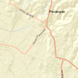 Pecangaan Street Map