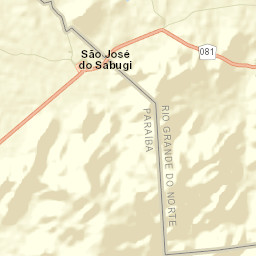 Santana do Seridó Street Map