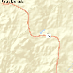 Pedra Lavrada Street Map